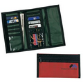 Tri-Fold Checkbook Cover / Organizer / Wallet with multiple pockets
